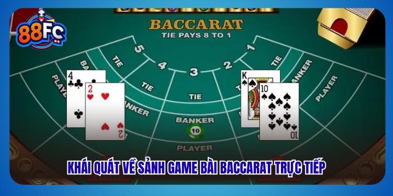 Khái quát về sảnh game bài Baccarat trực tiếp