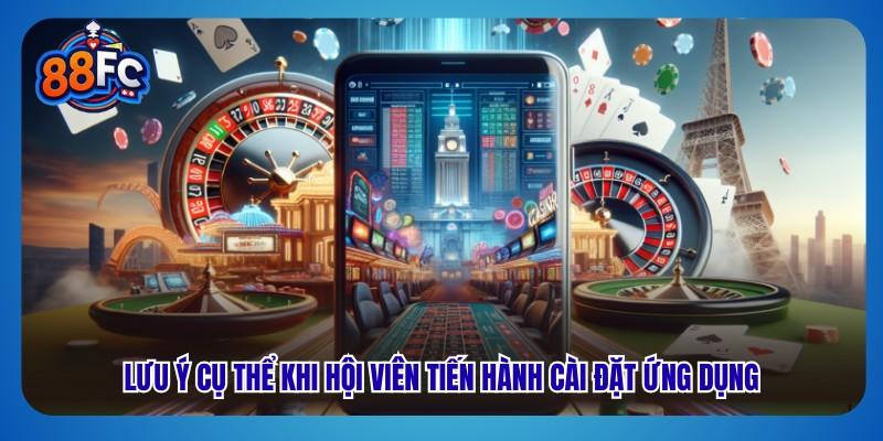 Lưu ý cụ thể khi hội viên tiến hành cài đặt ứng dụng